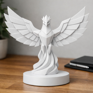 Rising Phoenix 3D Sculpture